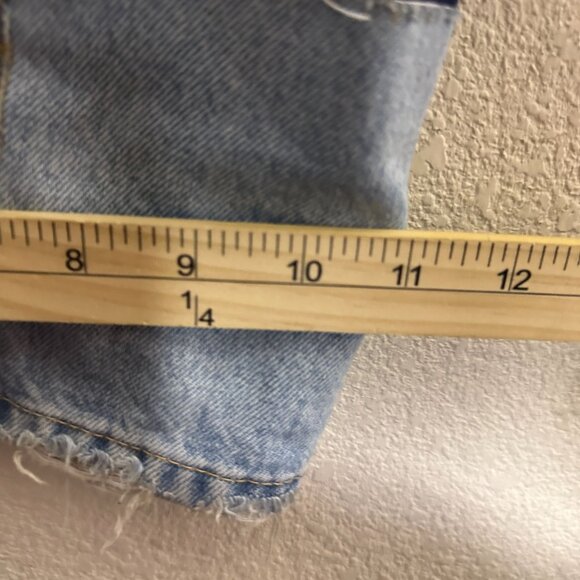 TERRIFIED CREATURE Custom Made DiY Patchwork Women 30 Denim Jean Pant Button Fly - Picture 8 of 16